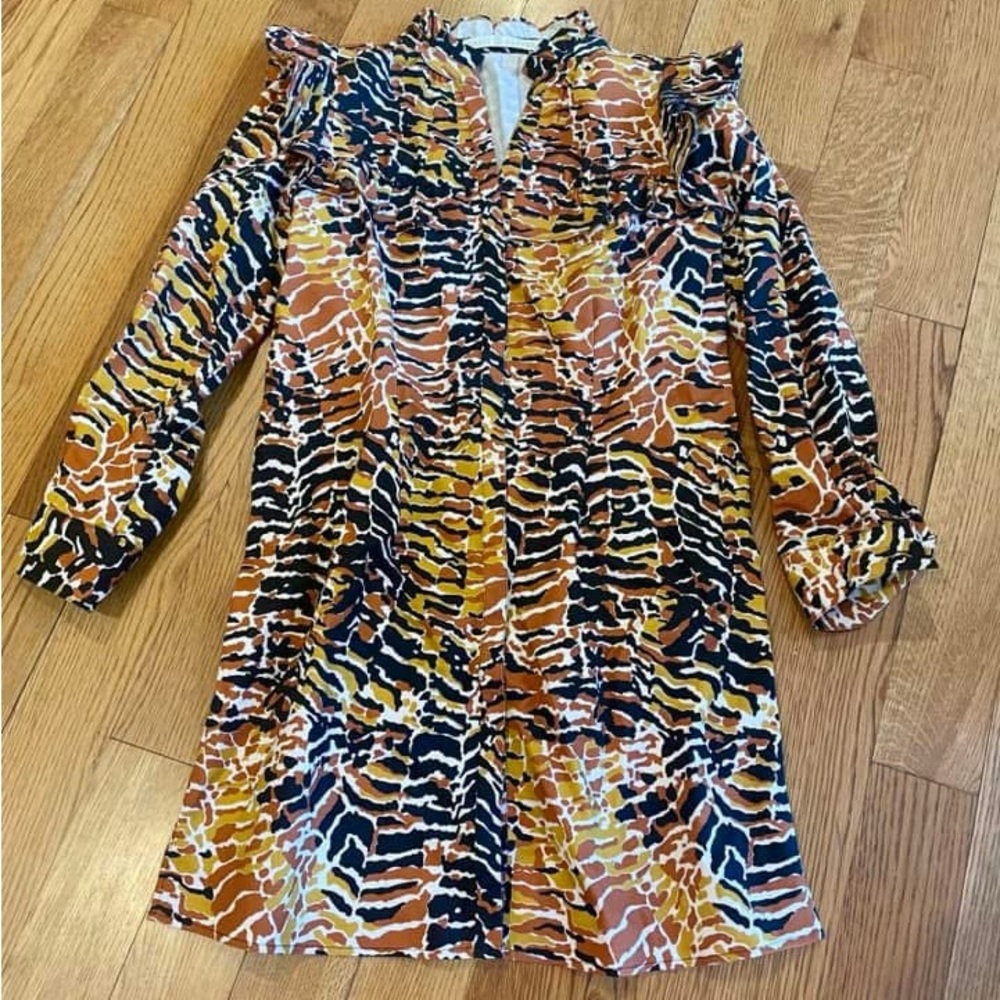 Marie Oliver Westie Dress. NWOT. Giraffe print. Size XS. - Picture 3 of 3